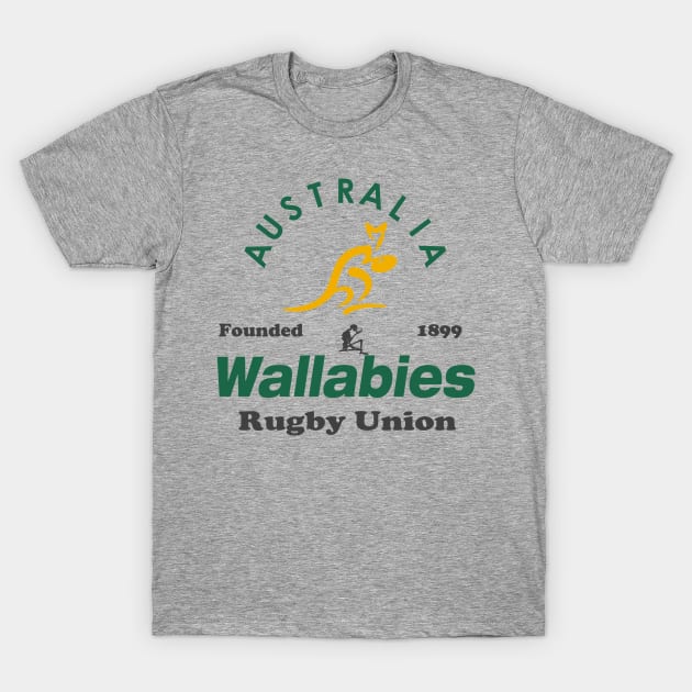 Skulls Rugby Aussie Rugby T-Shirt by SkullsRugby